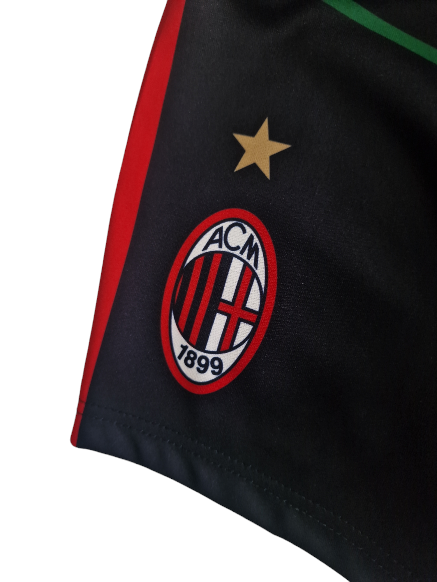 Pantaloncino sportivo da bambino replica compatibile con Milan