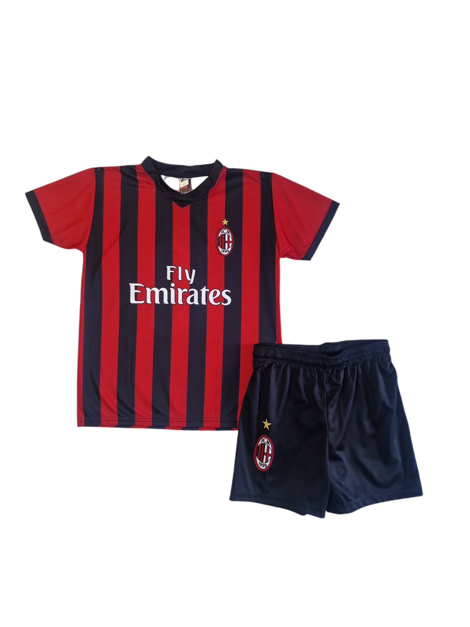 Completo sportivo replica compatibile con Milan da bambino