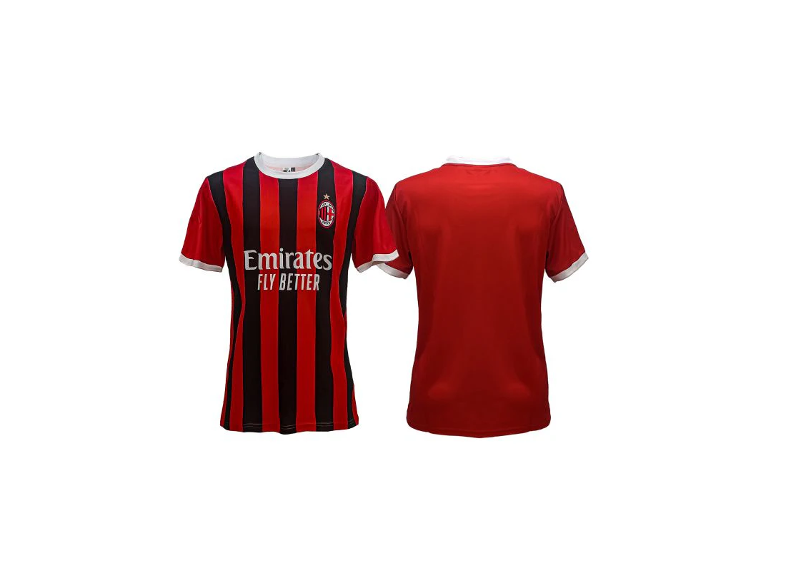 Maglia replica stadio compatibile con Milan 2024/2025 bambino