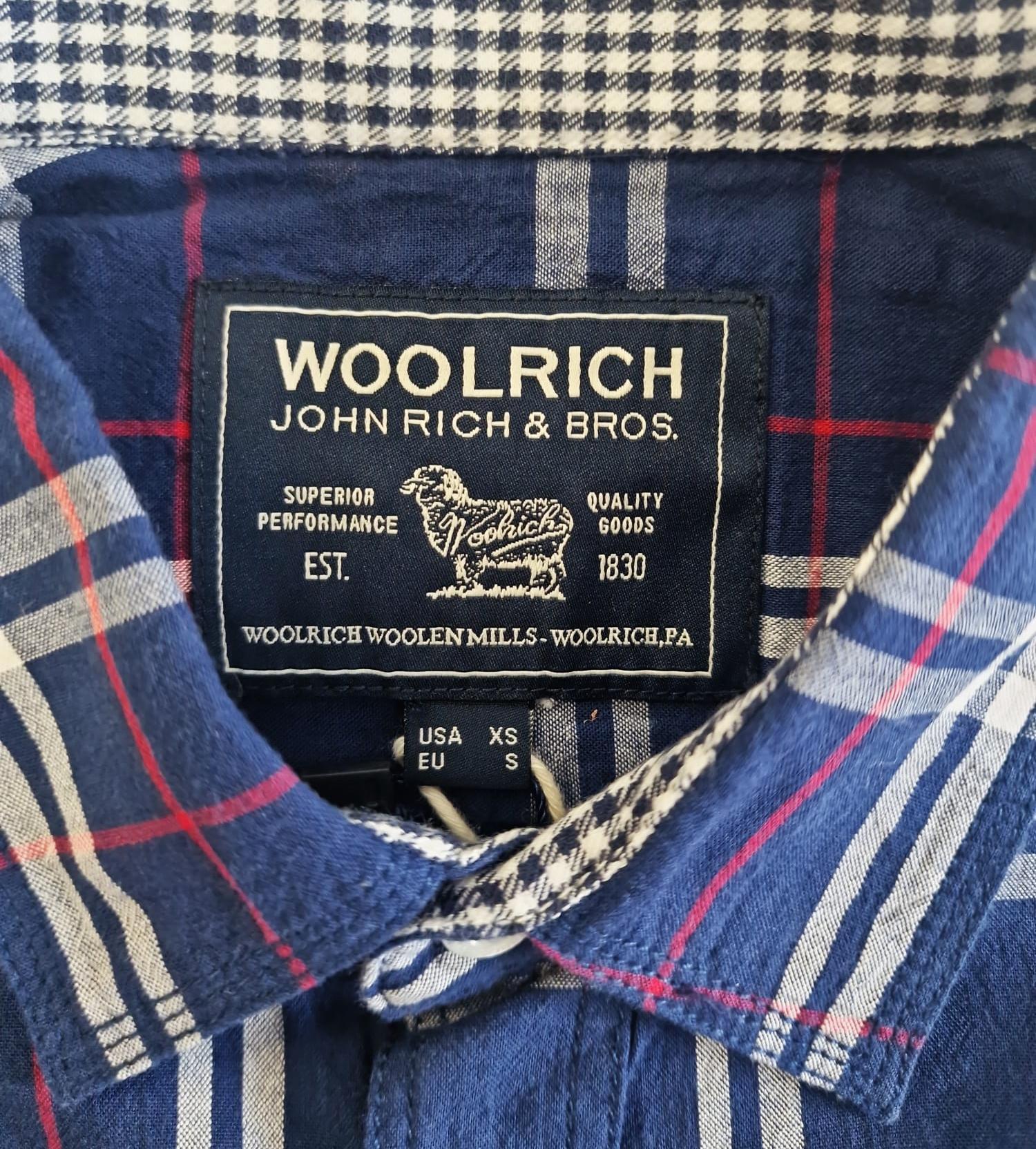 Camicia mezza manica da uomo Woolrich regular fit