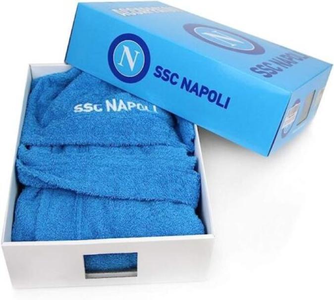 Accappatoio in spugna da bambino compatibile con Napoli 9/10anni