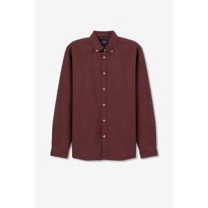 Camicia gabardine bd ml tommy rosso