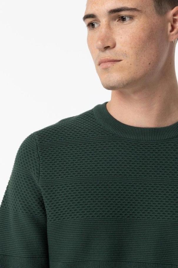 tiffosi maglioncino uomo cotone galiza verde matt