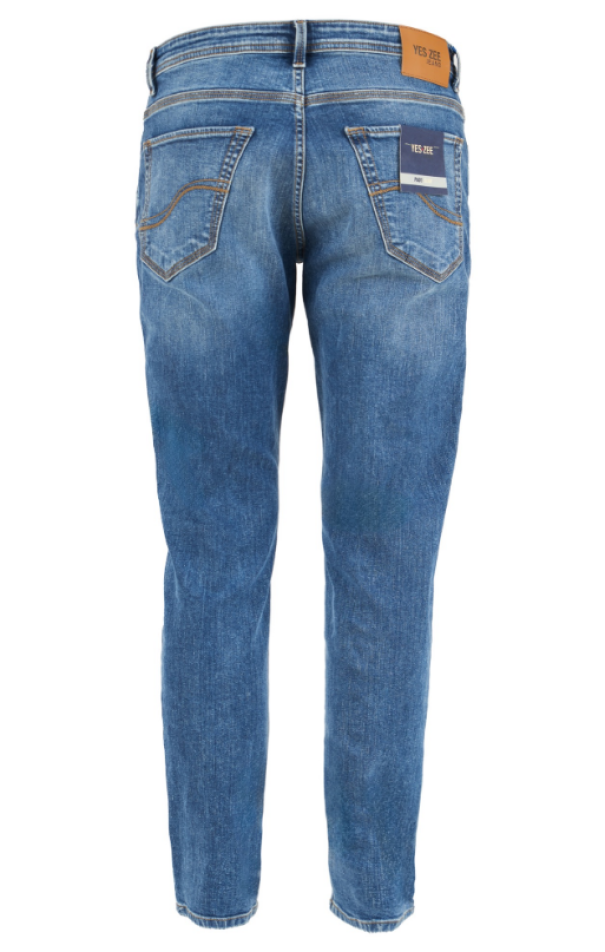 yes zee jeans uomo slim sabbiato chiaro jeans