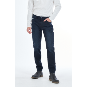 Jeans uomo slim blu scuro basico blu scuro