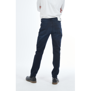 Jeans uomo slim blu scuro basico blu scuro