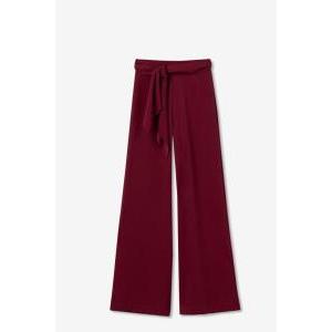 Pantalone palazzo pes con cinta jojo_1b rosso