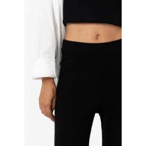 Pantalone donna jersey elastico vita mab_b nero