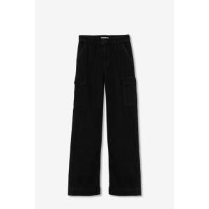 Pantalone denim tascone palazzo elin_1 nero