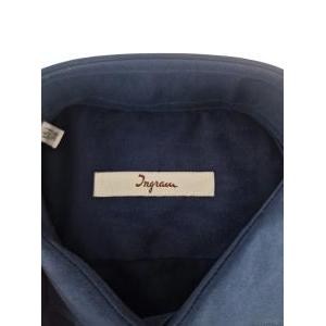 Camicia uomo in cotone maniche lunghe  blu