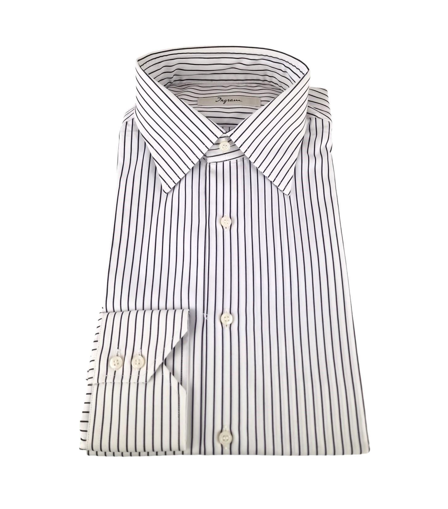 Camicia uomo manica lunga Ingram slim fit a righe