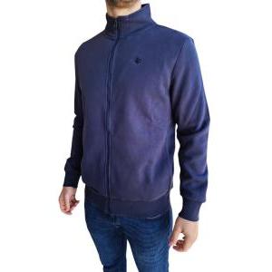 Felpa full zip uomo  blu