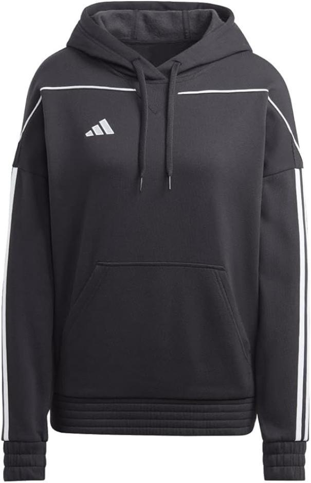 Felpa con cappuccio da donna Adidas Tiro League nero