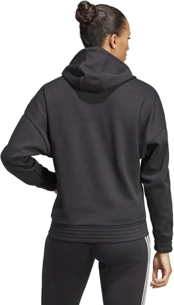 Felpa con cappuccio da donna Adidas Tiro League nero