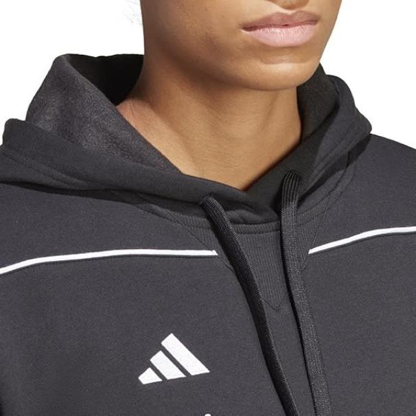 Felpa con cappuccio da donna Adidas Tiro League nero