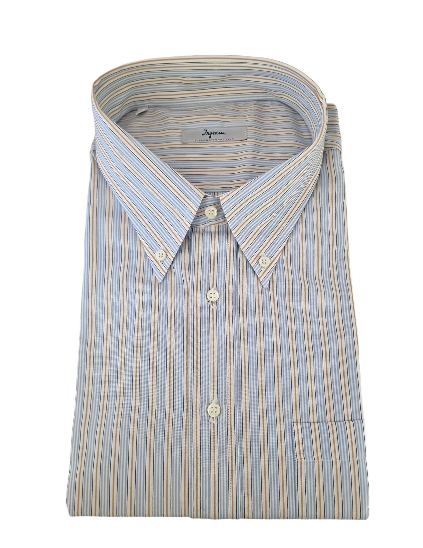 Camicia uomo manica lunga Ingram Regular Fit a righe