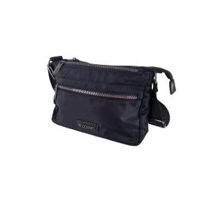 Borsa tracolla donna in nylon nero