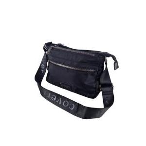 Borsa tracolla donna in nylon nero