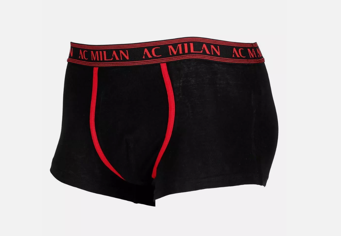 Completo intimo t-shirt + boxer junior Compatibile con Milan