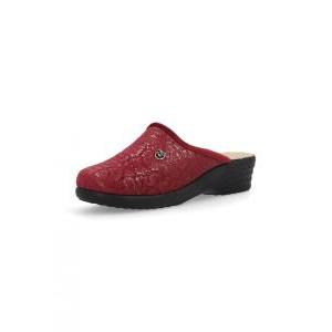 Pantofole donna laminate  bordeaux