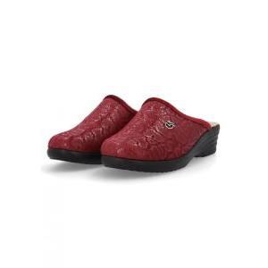 Pantofole donna laminate  bordeaux