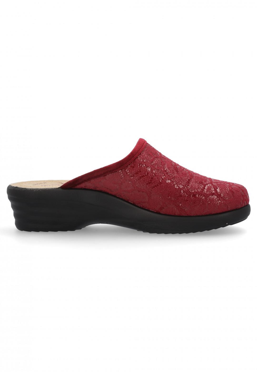 Pantofole donna laminate Fly Flot bordeaux