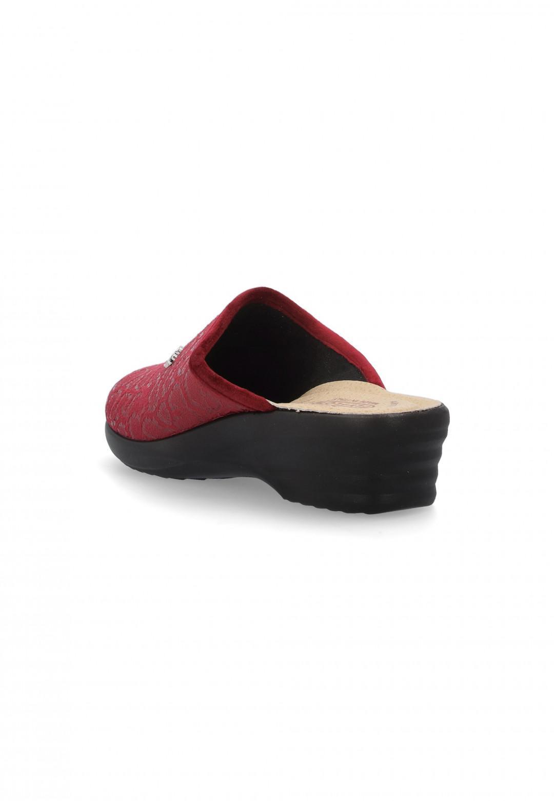 Pantofole donna laminate Fly Flot bordeaux