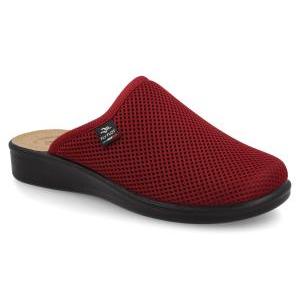 Pantofole donna in rete elastica bordeaux