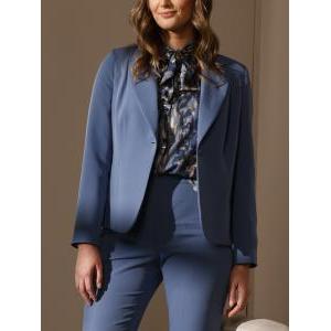 Tailleur garbino giacca 1 bottone pant zampa aviazione