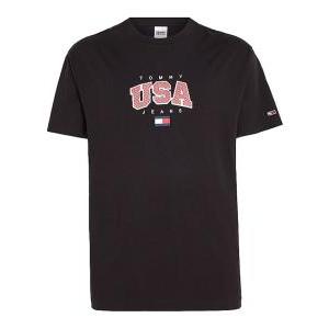 T-shirt mezza manica in cotone tommy jeans uomo