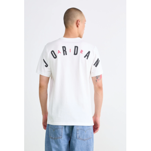 T-shirt in cotone da uomo jordan bianco