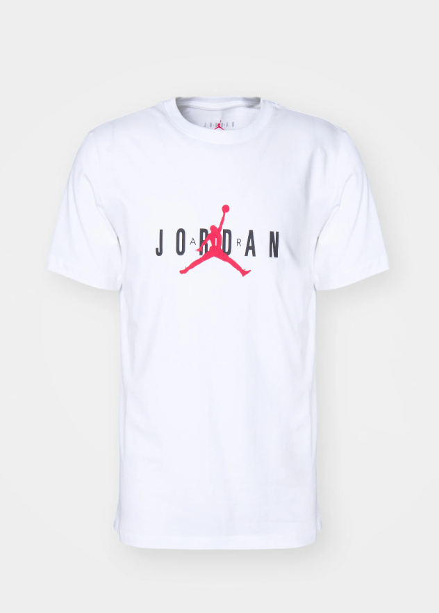 T-shirt in cotone da uomo Jordan bianco