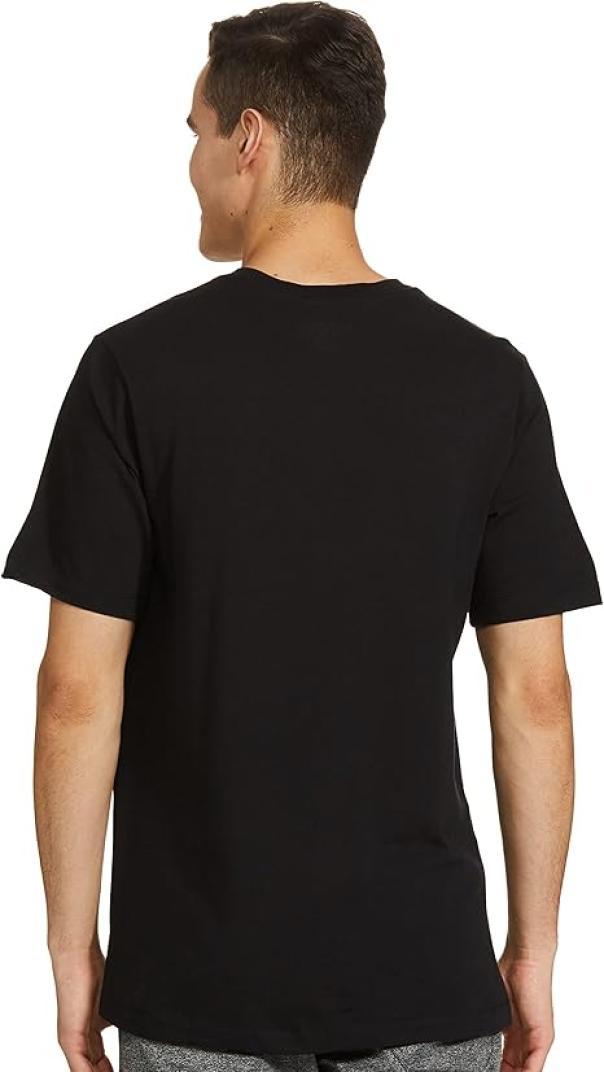 T-shirt uomo mezza manica Jordan nero