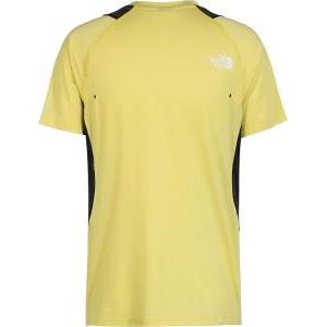 T-shirt tecnica da uomo the north face giallo