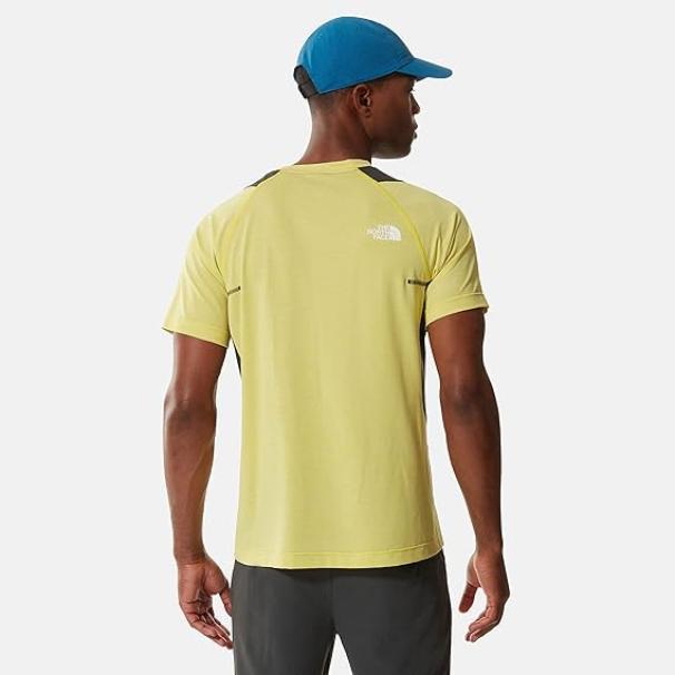 T-shirt tecnica da uomo The North Face giallo