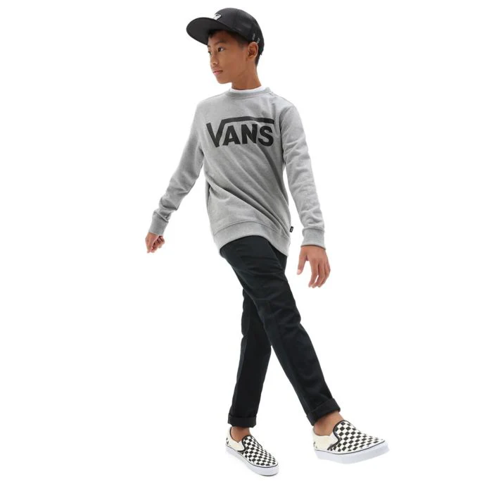 Felpa girocollo junior Vans grigio