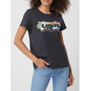 T-shirt mezza manica donna  stampa arcobaleno