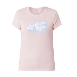 T-shirt donna in cotone  rosa