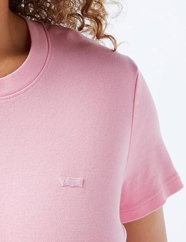 Levi's plus size t-shirt donna rosa