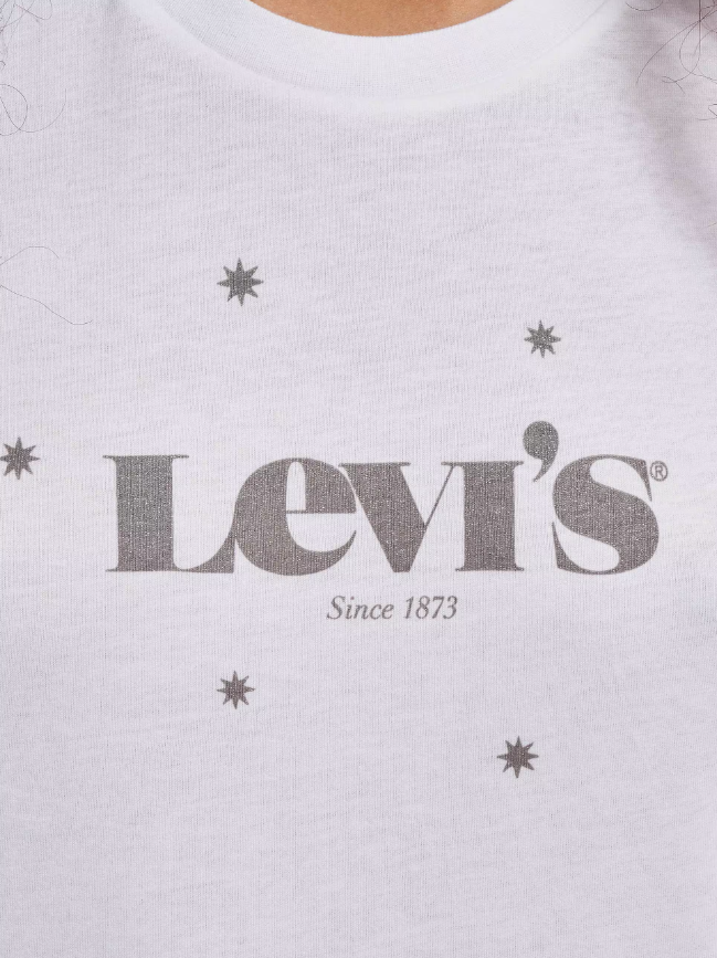 T-shirt mezza manica donna Levi's bianca