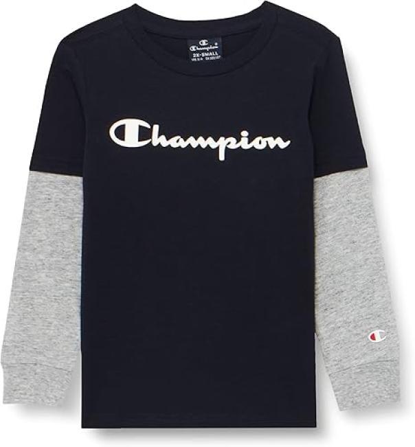 Maglia manica lunga in cotone Champion junior 