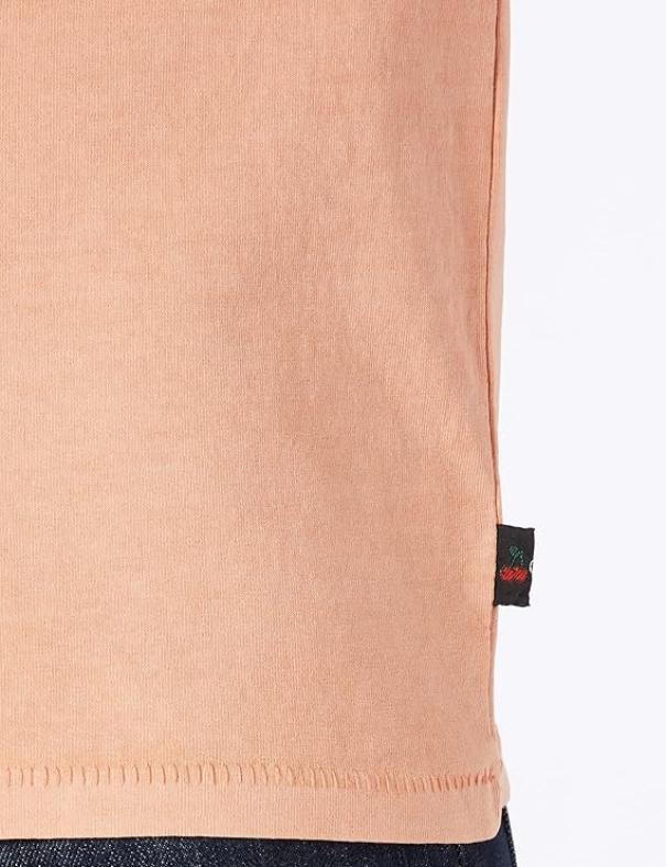 T-shirt mezza manica da uomo in cotone Levi's rosa