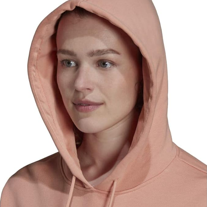 Felpa da donna con cappuccio Adidas rosa