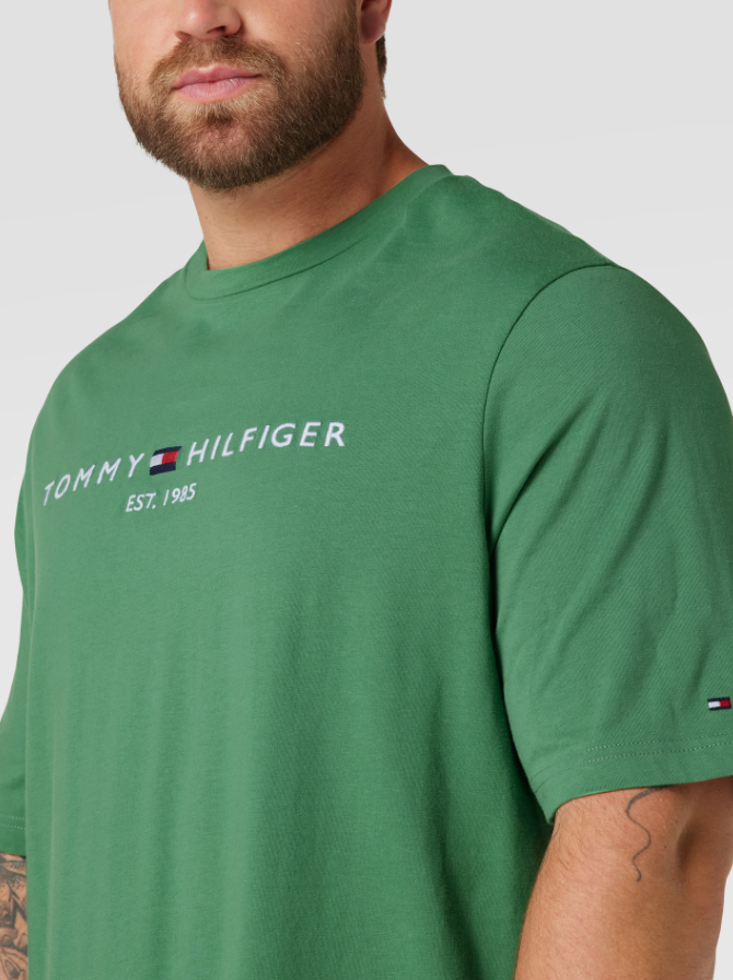 T-shirt da uomo Tommy Hilfiger verde 2XL