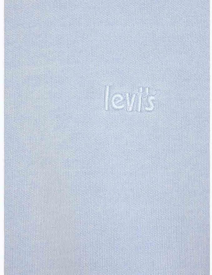 Felpa in cotone jersey da donna Levi's celeste