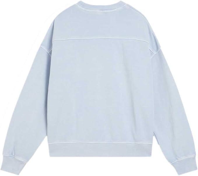 Felpa in cotone jersey da donna Levi's celeste