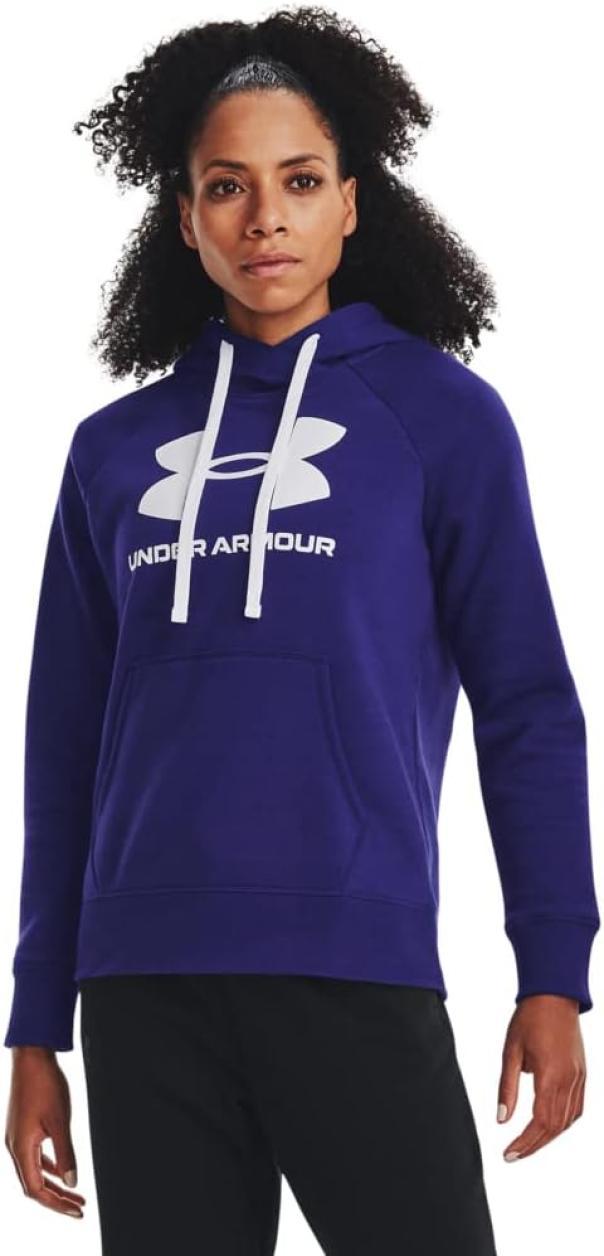 Felpa con cappuccio donna Under Armour viola