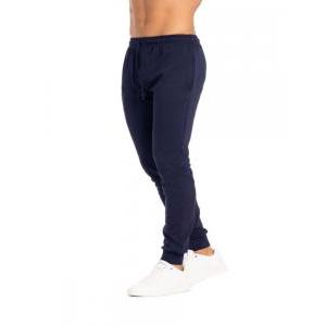 Pantalone interlock  con polsino tg normali blu