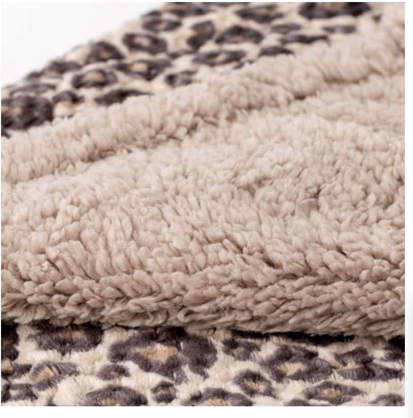 Plaid in pile agnellato Linea Oro leopardato 200x220