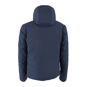 Giubbotto con cappuccio in softshell uomo  blu